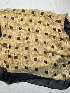 Lara Bohinc silk large geometric scarf 52 x 52